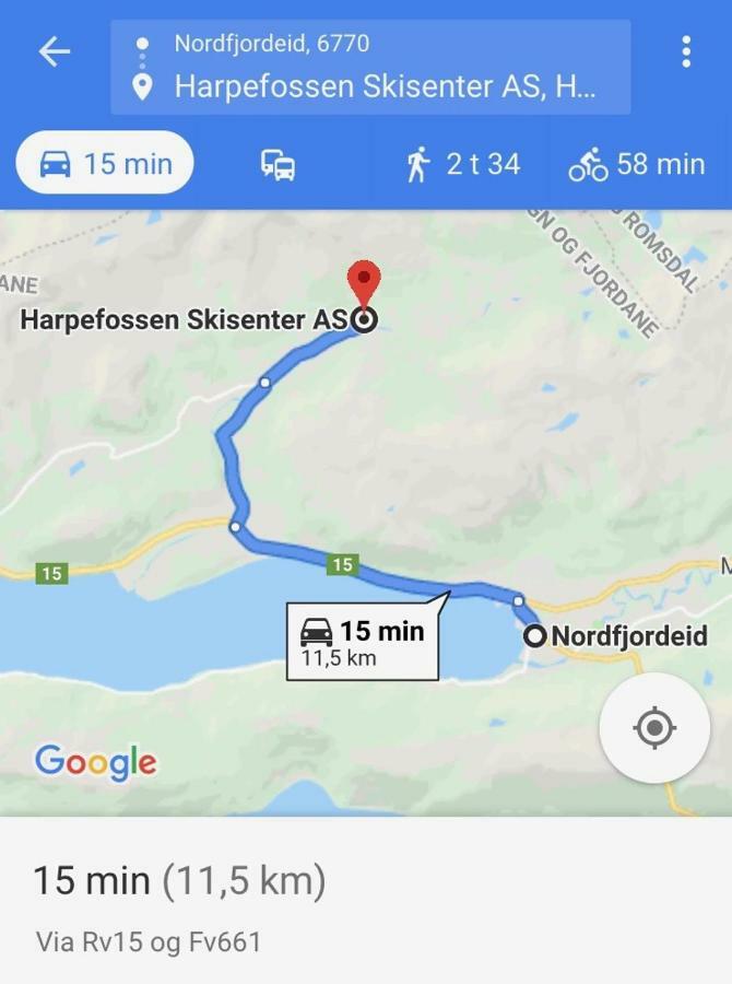 Harpefossen Skisenter Og Hyttegrend Nordfjordeid Luaran gambar